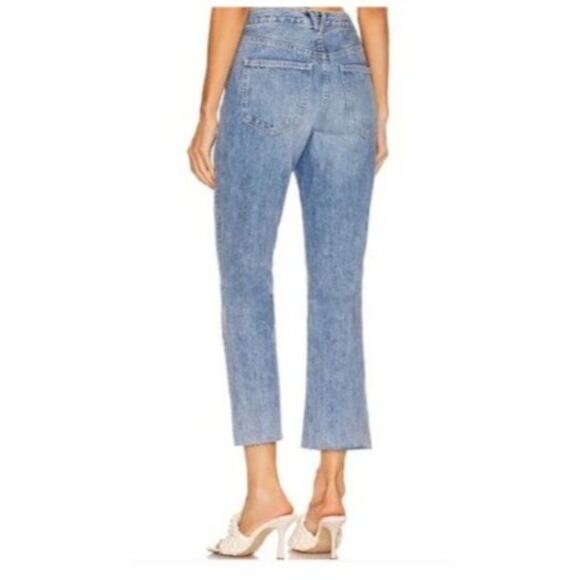 Veronica Beard Carly Kick Flare High-Rise Jeans in Pebble Stone Size 28 - Picture 3 of 9